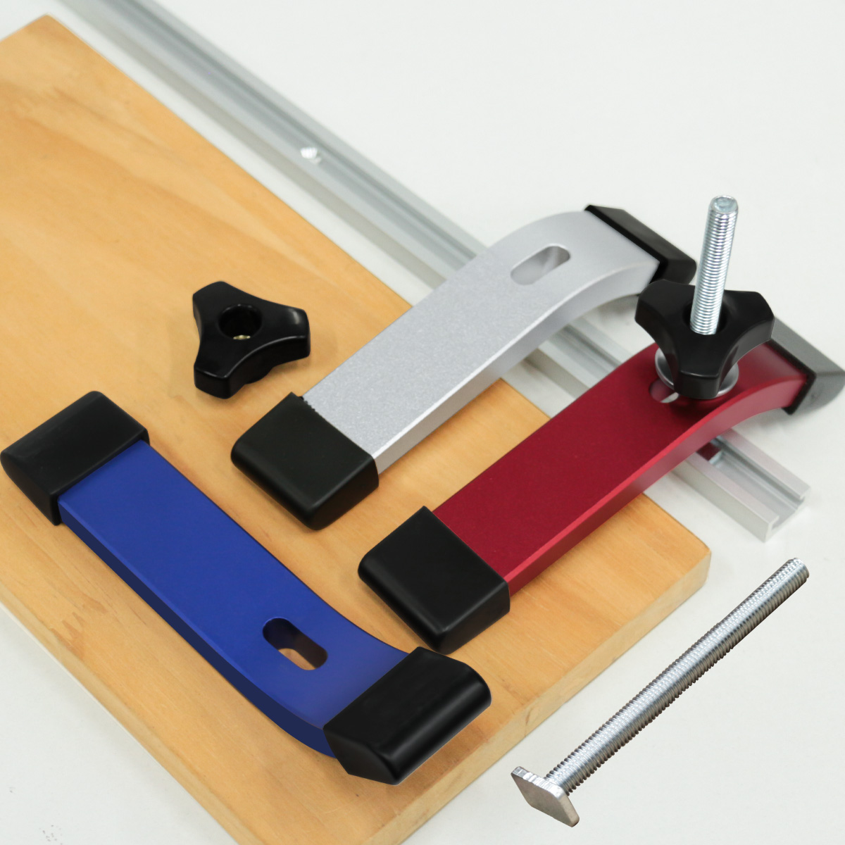 Router Table Insert - Abrazadera de sujeción de pista en