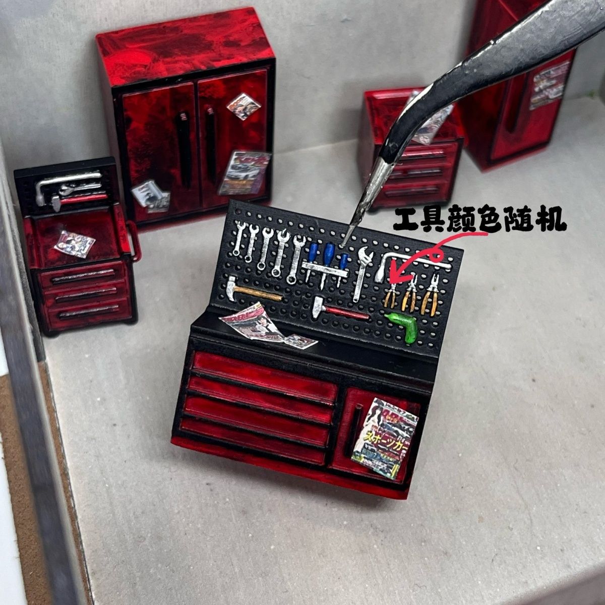Juego de gabinete de herramien - Workshop Tools Background reseña y precio