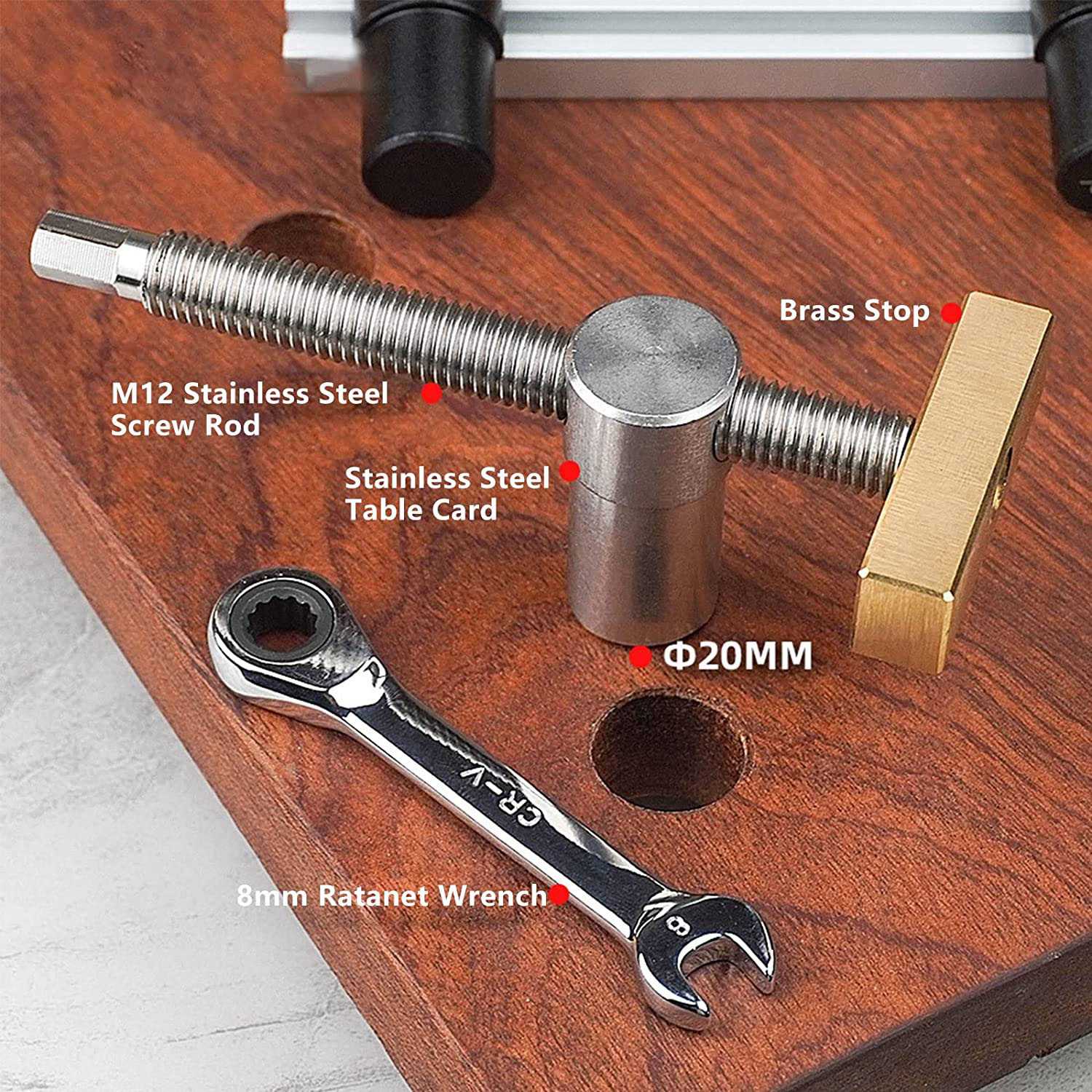 Abrazaderas para agujeros para - Bench Dog Hole reseña y precio