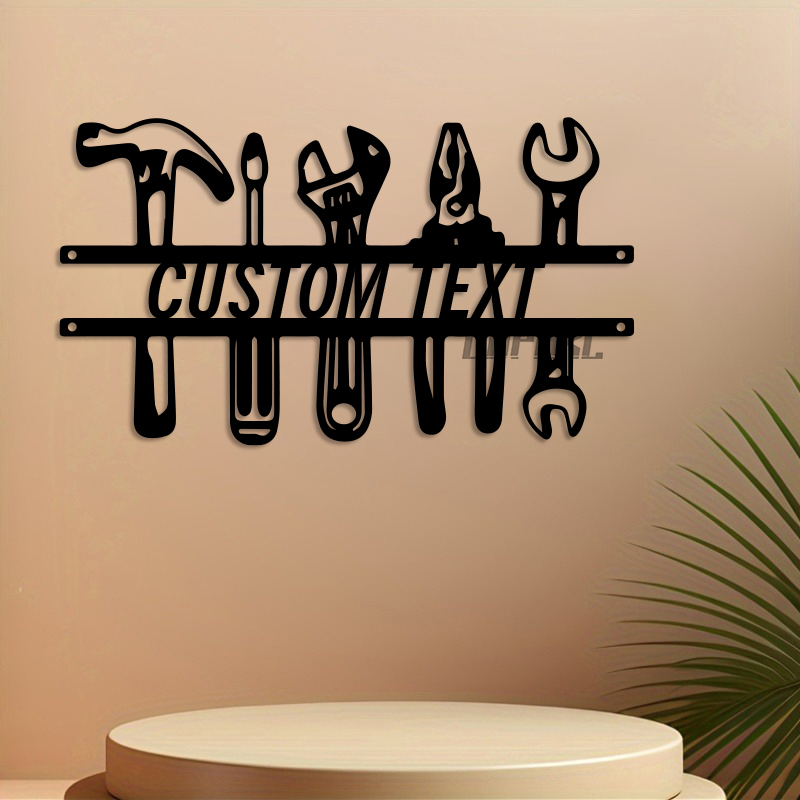 Arte de pared de hierro de est - Workshop Tools With Name reseña y precio