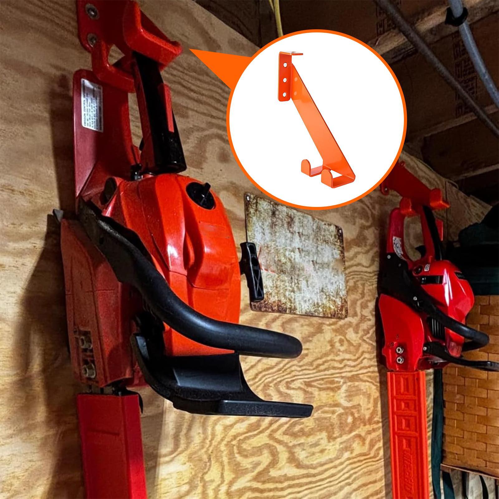 Soporte de pared para motosier - Workshop Tools Display reseña y precio