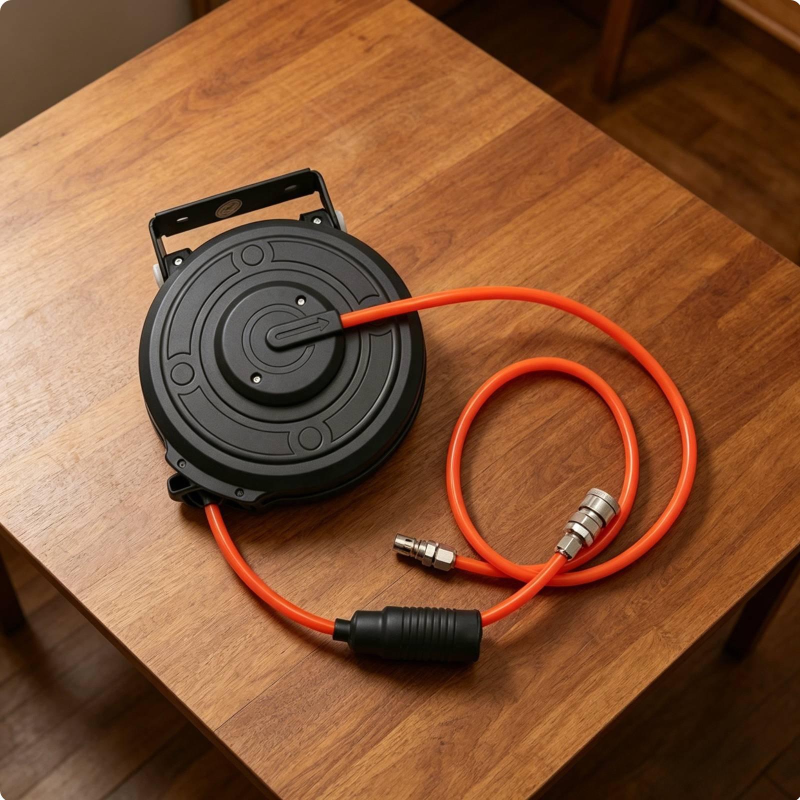 Carrete retráctil para manguer - Tool Workshop reseña y precio