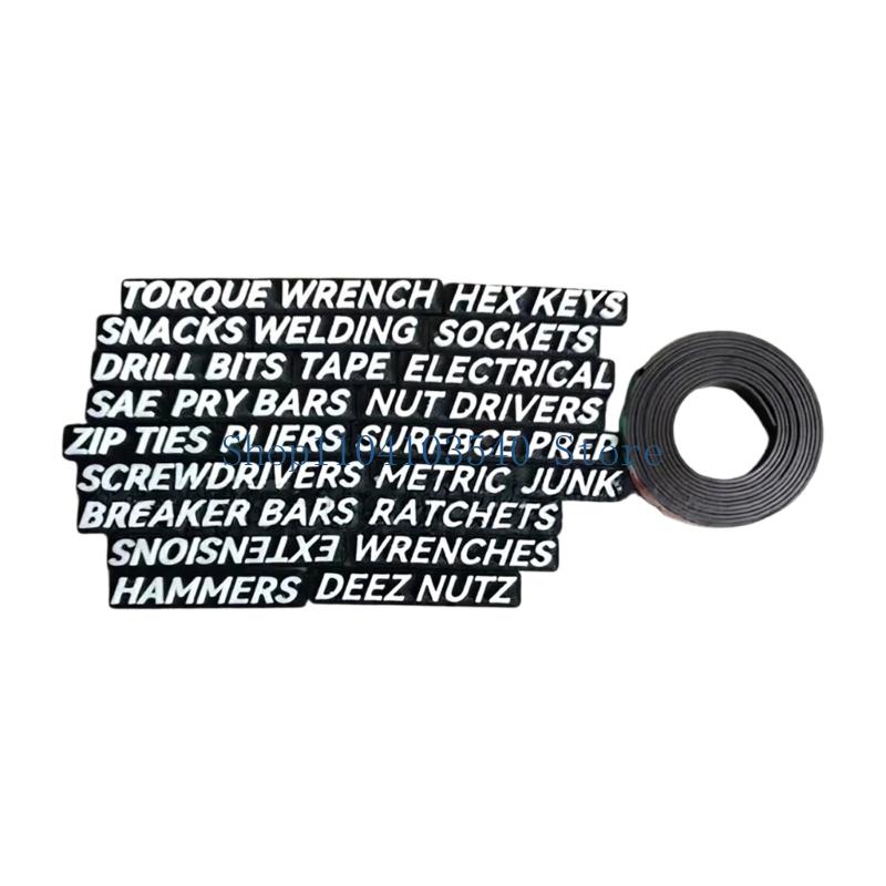 02DC Etiquetas organizadoras h - Workshop Tools With Name reseña y precio