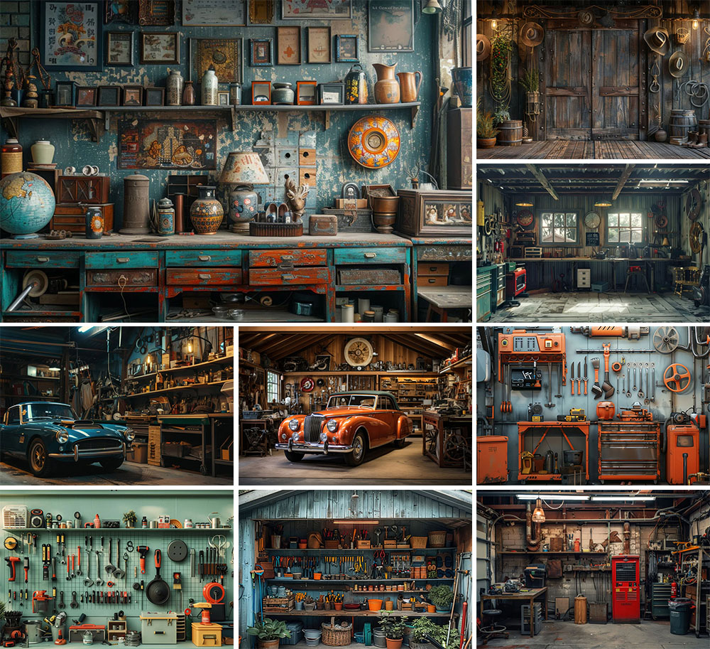 Fondo de fotografía Mehofond,  - Workshop Tools Background reseña y precio