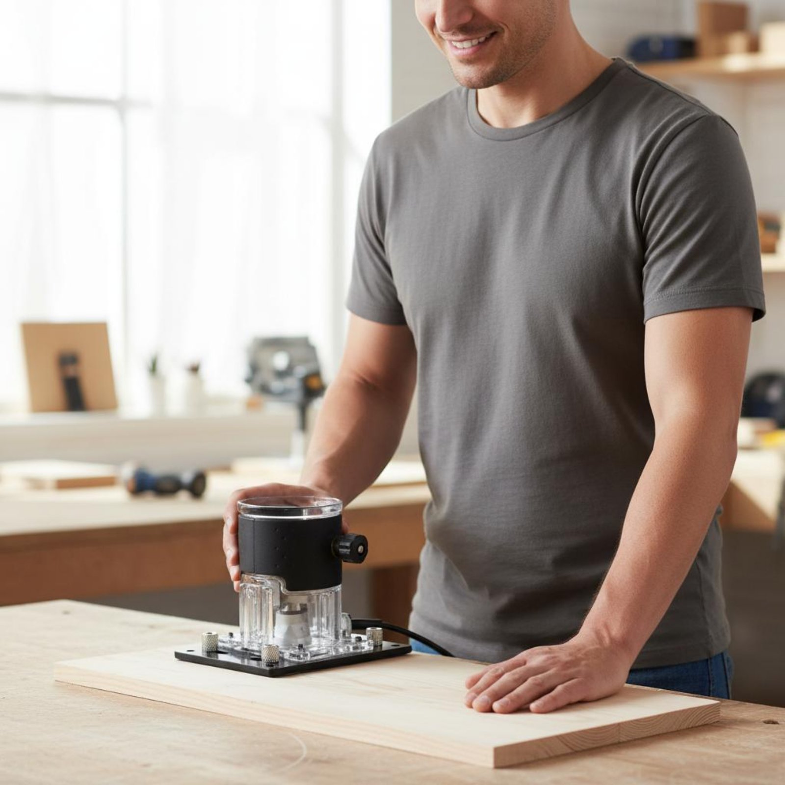 Plantilla de corte multifuncio - Tools For Woodworking Workshop reseña y precio