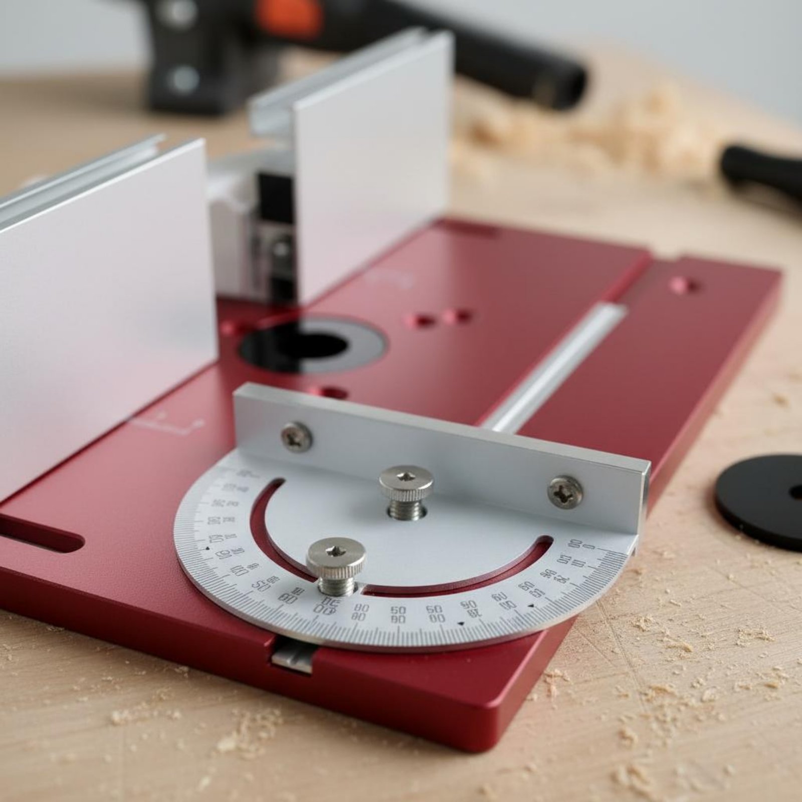 Placa de aluminio reversible p - Router Table Insert reseña y precio