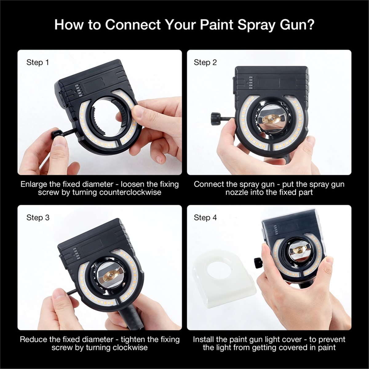 Luz de Pintura Ajustable de 5  - Workshop Tools Hours reseña y precio