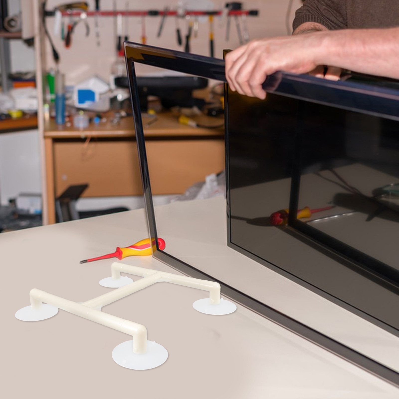 1 Par de Ventosas para Pantall - Tools Use In The Workshop reseña y precio
